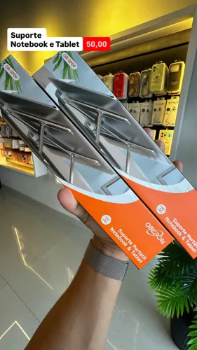 Suporte Dobrável para Notebook e Tablet | R$ 50