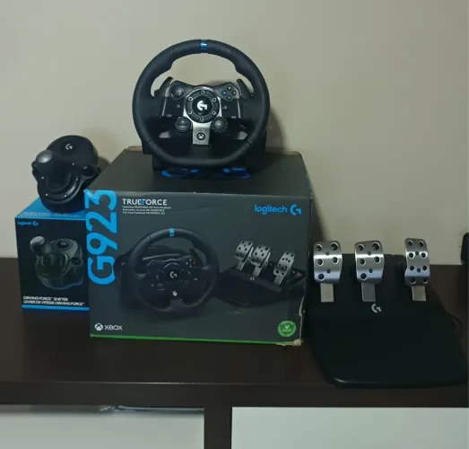 VOLANTE LOGITECH G923 XBOX/PC + CÂMBIO