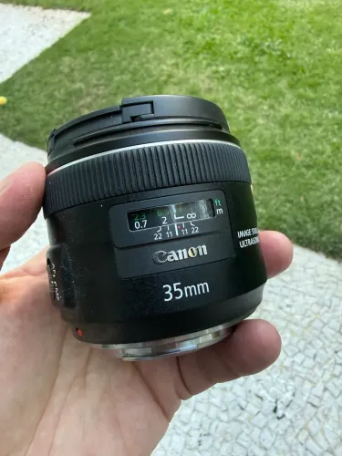 Lente Cannon 35mm estado de zero