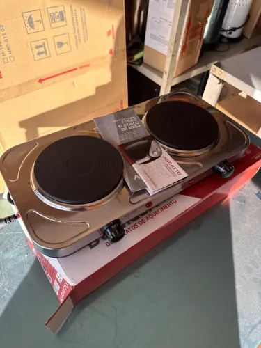 Liquidação! Fogão Elétrico 2 bocas 1000w cada!!