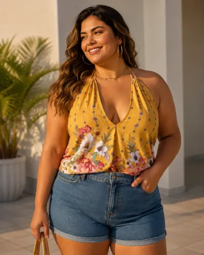 Blusa Frente Única Farm Tam G