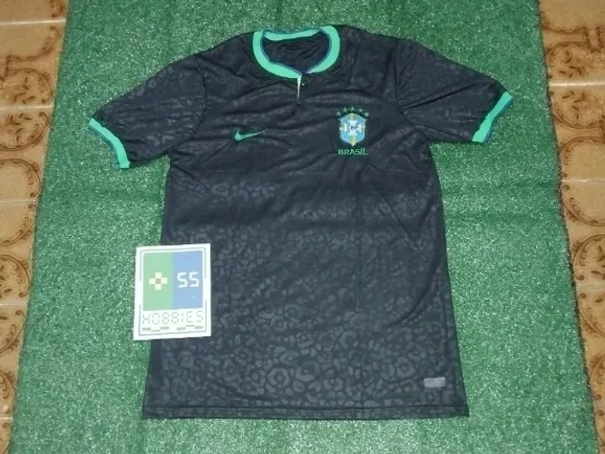 Camisa Brasil Seleção Brasileira 2022 Concept Preta