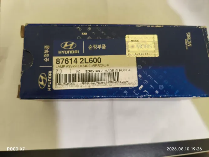 Repetidor de seta direito i30 2010 a 2012