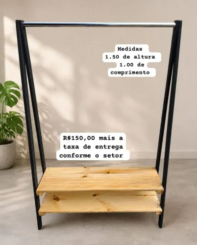 Arara para roupas e sapatos!
