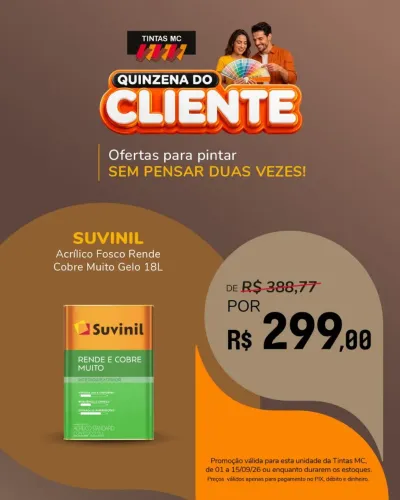 Tinta Suvinil,tintas em geral parede,