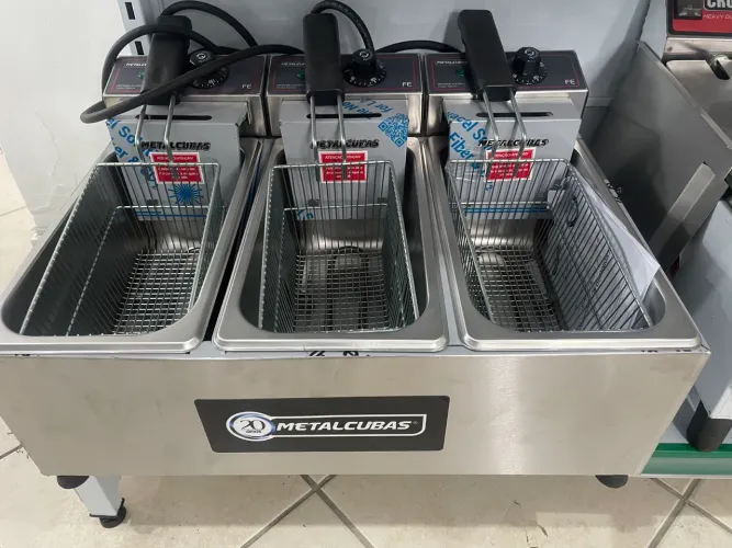 MB Fritadeira 3 Cubas - Metalcubas