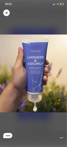 Hidratante coco e lavanda Mary kay