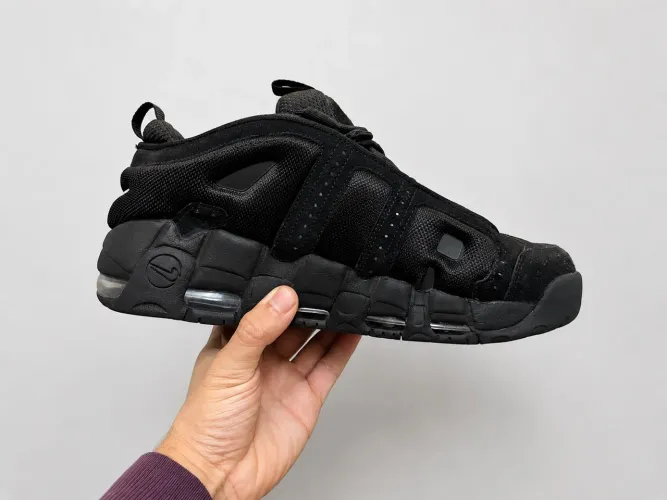 Nike Air More Uptempo Low Triple Black Original Tam 43 C/ Caixa + NF | 8.5/10