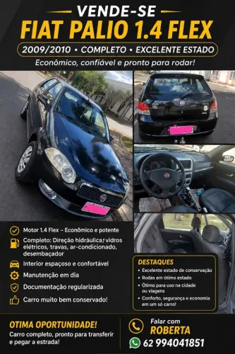 Fiat Palio ELX 1.4 MPI Fire Flex 8V 4P 2010