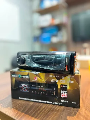 Rádio Automotivo First Option 6688 MP3 Bluetooth USB