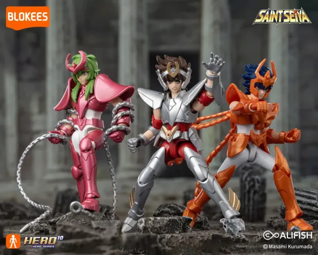 Cavaleiros do Zodíaco Action Figures - UNIDADE - NOVO