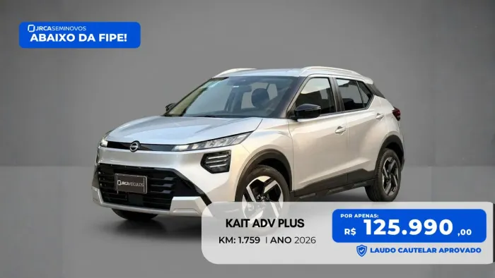 Nissan Kait Advance Plus 1.6 16v Aut. 2026