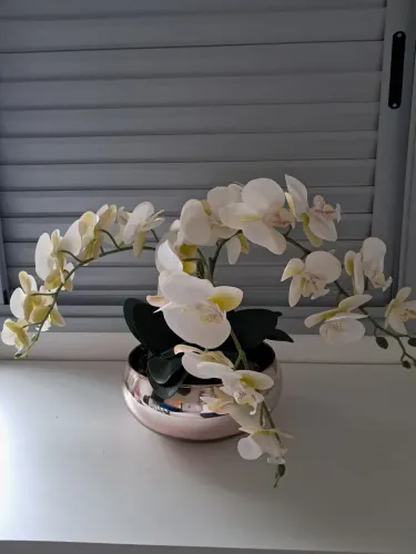 Arranjo de orquidea artificial 