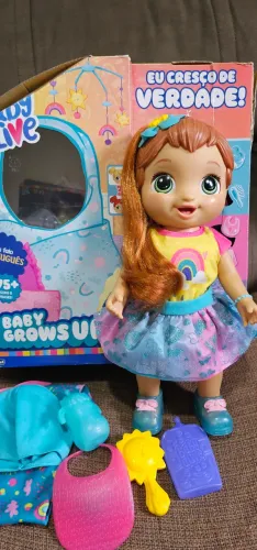 Boneca baby alive grows up ruiva 