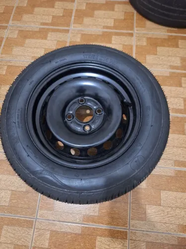 Roda de Ferro e Pneu novo, nunca Usado!