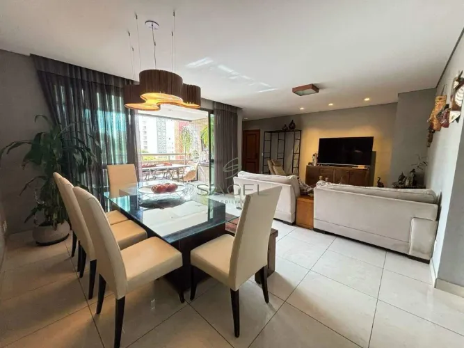 Excelente apartamento de 4 quartos (2 suítes) e 3 vagas para alugar no Gutierrez