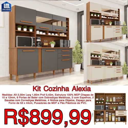 Kit Cozinha Alexia