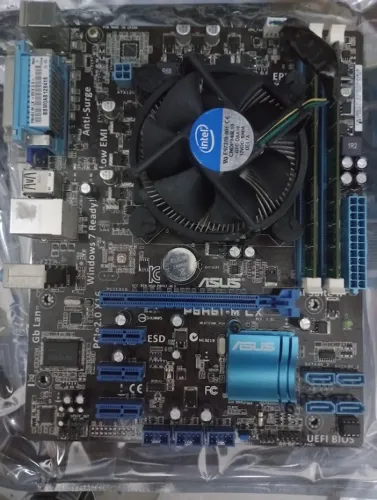 Kit Placa Mãe ASUS P8H61-M LX + Core i7 + 12GB RAM