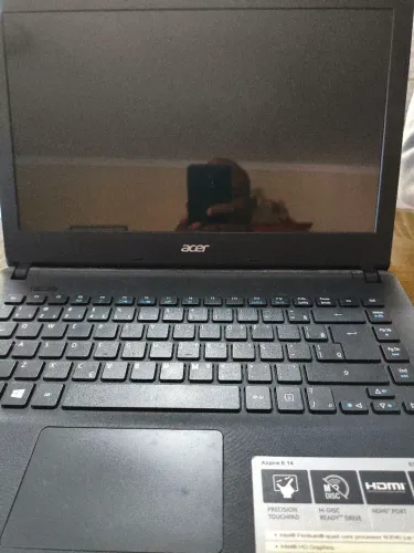 Notebook para retirar peças