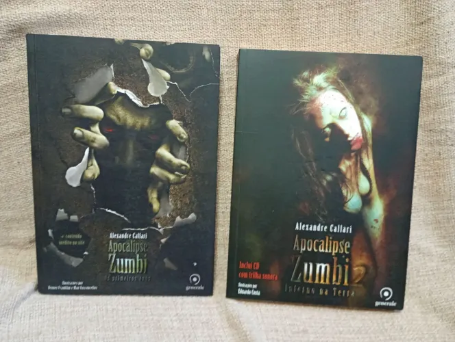 Livro Apocalipse Zumbi volumes 1 e 2