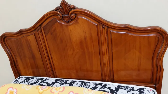 Cama Madeira maciça Estilo Luís XV