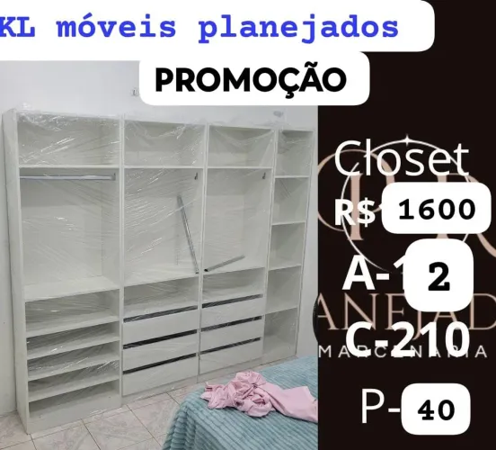 Closet com 40 profundidade TODOS EM PROMOÇÃO