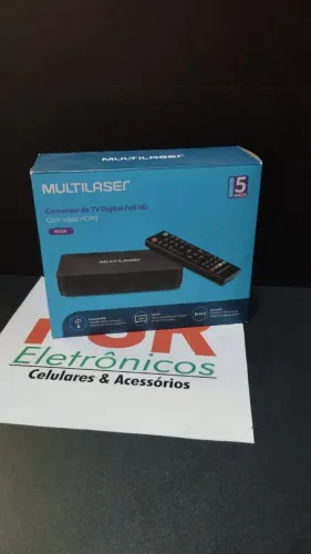 Conversor Digital e Gravador Multilaser Full HD com Saída HDMI