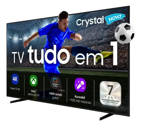 SMART TV Samsung Crystal UHD 4K 55? - NOVA, LACRADA E COM NOTA FISCAL