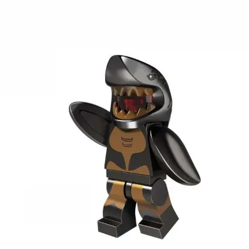 Minifigure Tubarão Zumbi Zombie Shark Guy