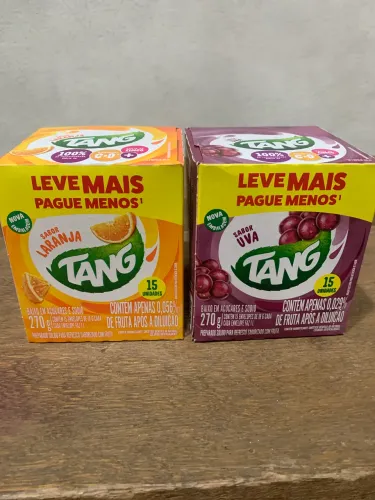 BARBADA! SUCO TANG LARANJA/UVA - Display com 15 unid