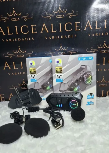 Microfone para capacete Bluetooth