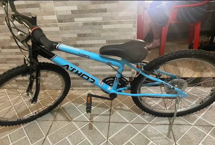 VENDE-SE BICICLETA ARO 24 ATHOR LEGACY - AZUL
