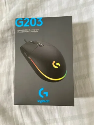 Mouse Gamer G203 Preto Logitech