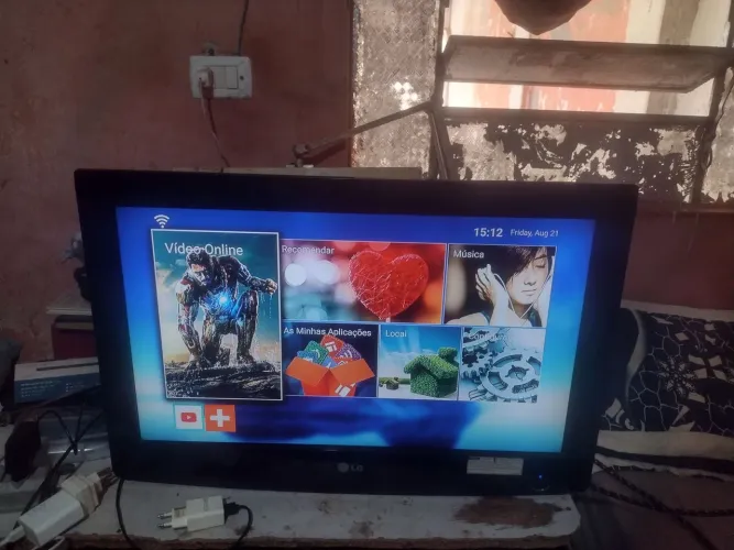 Tv de lcd LG funcionando normalmente