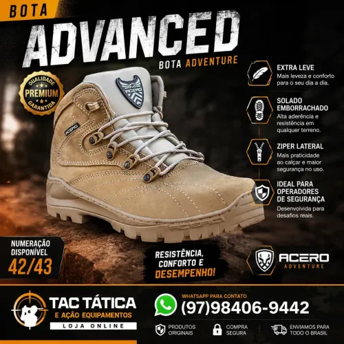 Bota advance areia