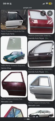 Portas, porta-malas e capô do Tempra I.e