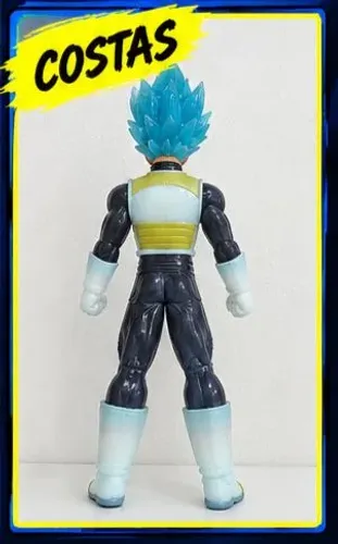 Boneco action figure do Vegeta Ssj Blue saga Freeza