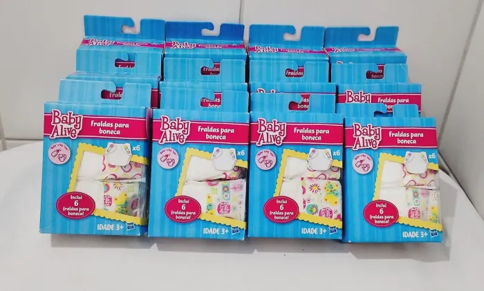 Fralda para boneca baby Alive
