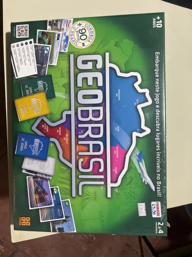 Jogo de Tabuleiro Geobrasil Grow - Novo, Educativo e Divertido - Zona Leste / ABC