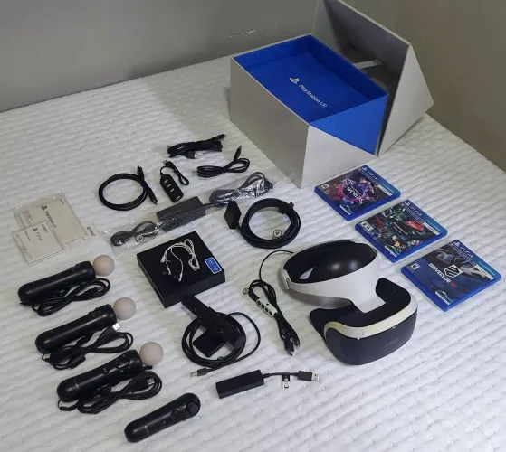 Playstation VR para PS4 e PS5 Completíssimo.<br>