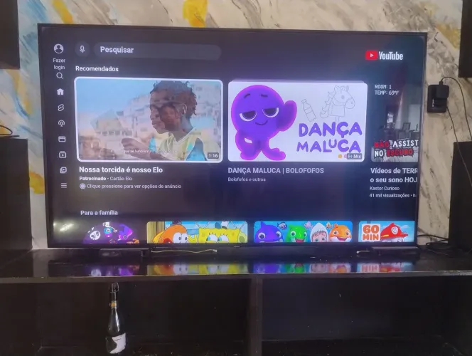 Vendo tv Samsung smart 65 polegadas funcionando perfeitamente