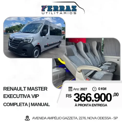 Renault Master 2.3 DCI Executive Longo 16L Dies 2027