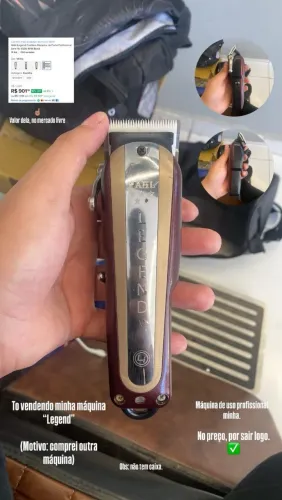 Máquina de corte de cabelo masculino