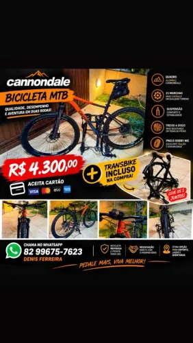 Bike cannodale sl4 tamanho L