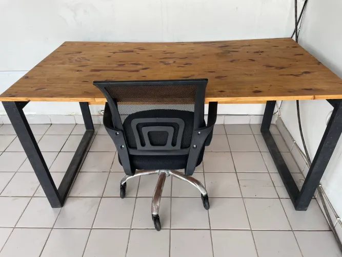 ESTAÇÃO DE TRABALHO COMPLETA (Mesa + Cadeira)