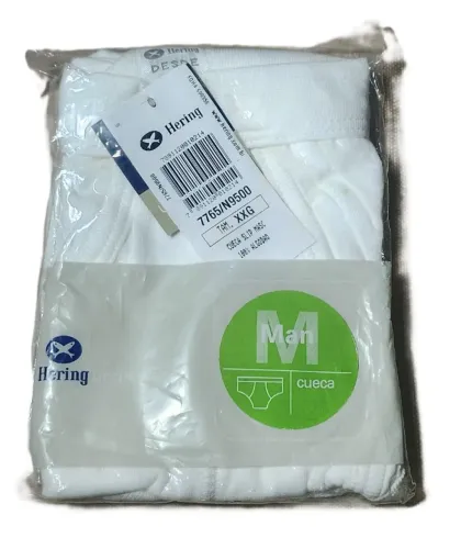 Cueca Slip Masculina Hering Branca XXG