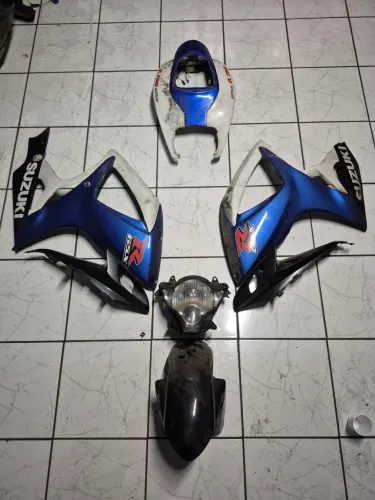 Kit carenagem srad 750 2007 à 2009 (fibra)