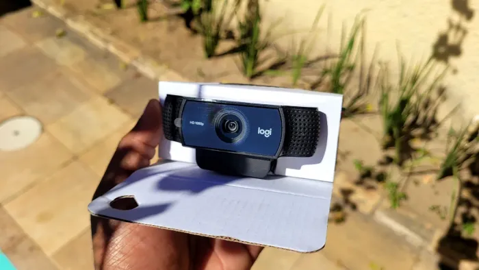 Webcam Full HD Logitech C922 Pro Stream com Microfone Embutido