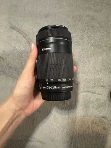 Canon lente zoom EF-S 55-250mm f/4-5.6 IS STM