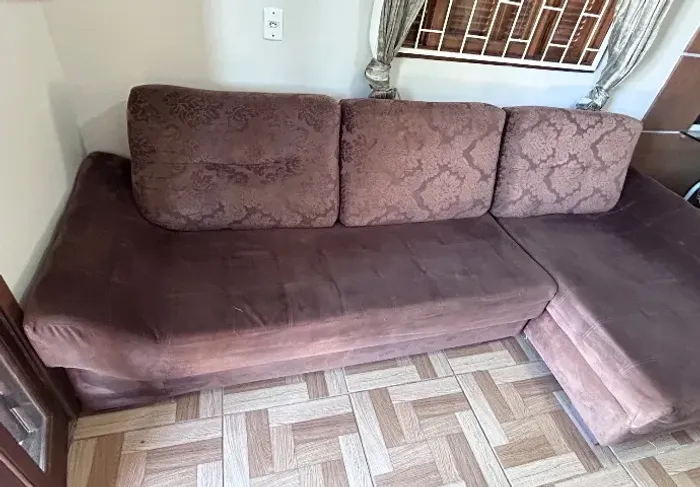 Vendo Sofá Marrom 3,05m super confortável